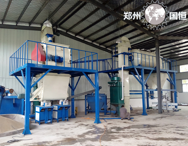 節(jié)能型(半自動(dòng))保溫砂漿生產(chǎn)線